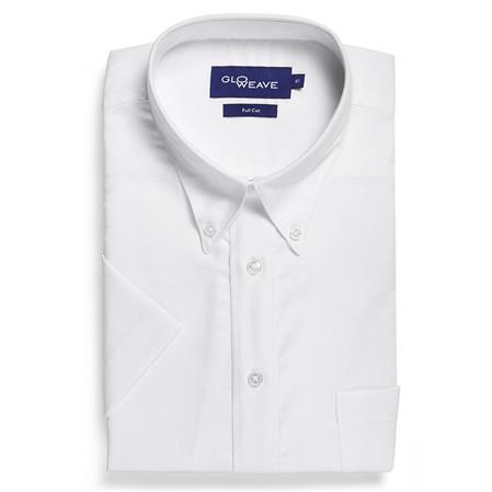 Enlarge  Gloweave Mens OXFORD WEAVE 1015S WHITE