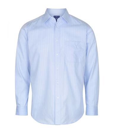 Enlarge  Gloweave Mens 1069L HERRINGBONE STRIPE - SKY 1069L SKY