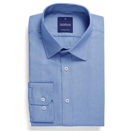 Enlarge  Gloweave Mens 1708L MICRO BRICK TEXTURED PLAIN - BLUE 1708L BLUE