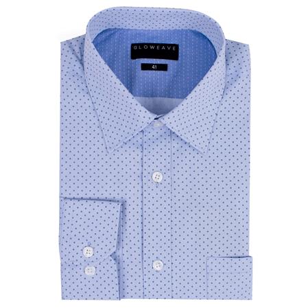 Enlarge  Gloweave Mens 1961L THE PRINT OXFORD - BLUE 1961L BLUE