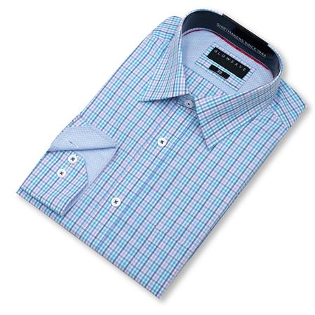 Gloweave 2027L COMBO CHECK - LILAC 2027L colour: LILAC