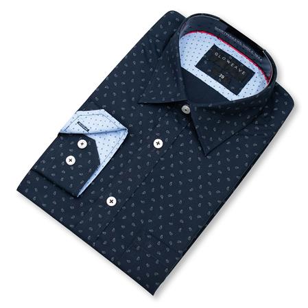 Gloweave 2033L PAISLEY MICRO PRINT - NAVY 2033L colour: NAVY
