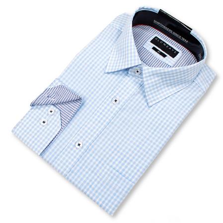 Gloweave SHADOW MINI CHECK - BLUE 2040L colour: BLUE