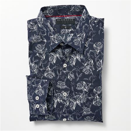 Enlarge  Gloweave Mens DURHAM PRINT 2052L NAVY