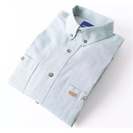Enlarge  Gloweave Mens Mens Short Sleeve Classic Chambray Shirt (5045SN)  5045SN Green