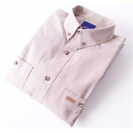 Gloweave Mens Short Sleeve Classic Chambray Shirt (5045SN)  5045SN colour: Sand