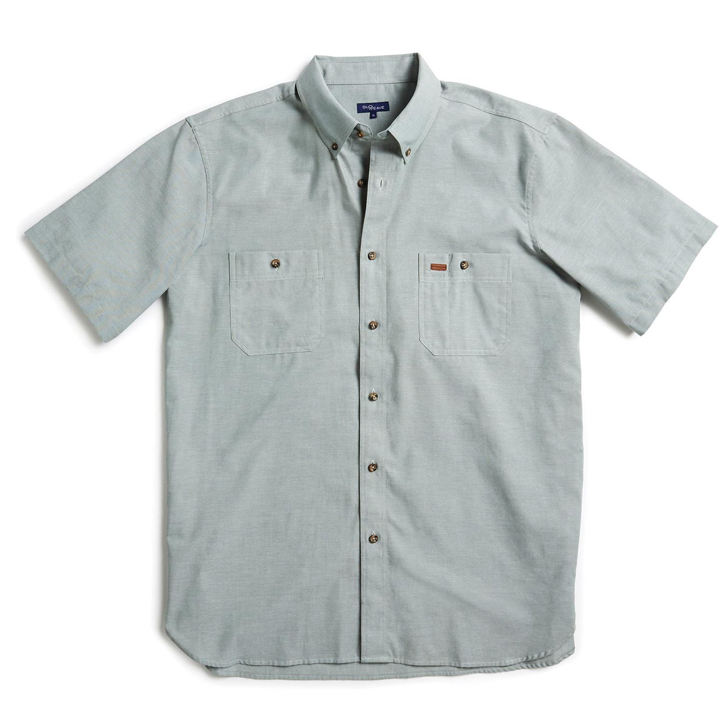 Gloweave Online Shop: Mens Short Sleeve Classic Chambray Shirt (5045SN ...